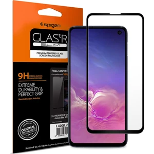 Samsung Galaxy S10e Cam Ekran Koruyucu Tam Kaplayan GLAS.tR Slim Full Cover Black - 609GL26003