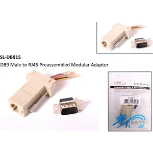Sl-Db915 Db9-Male To Rj45 Modular Adaptör
