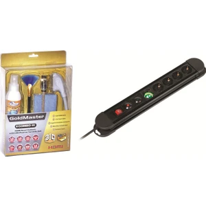 Tv Starter Kit(Akım Koruma + Temizlik Seti + HDMI + Scart + Fırça)