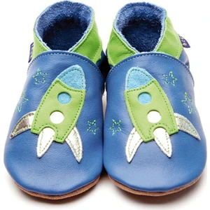 İnch Blue Hakiki Deriden Patik Zoom Blue