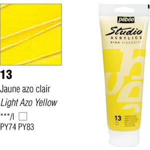 Studio Akrilik Boya 100 Ml Light Azo Yellow -13 Transparent