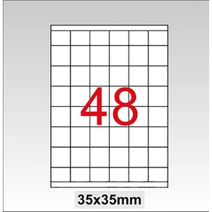Lazer Etiket 35X35 Mm 4800 Lü Paket