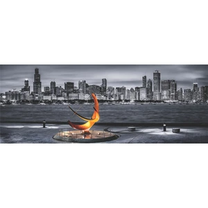 (34x96 cm) 1000'li Panoramik Yapboz Chicago