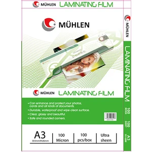 A3 Laminasyon Filmi 100 Micron 1 Paket  100 Adet