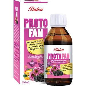 Protofan Kara Mürver Ekstresi, Propolis Ekstresi Ve C Vitamini İçeren Takviye Edici Gıda 150 Ml