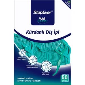 Stopever Well Tooth Kürdanlı Diş İpi 50'li