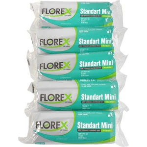 Standart Mini Beyaz Çöp Torbası 44x45 cm 5 Rulo