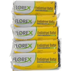 Endüstriyel Battal Siyah Çöp Torbası 72x95 cm 5 Rulo