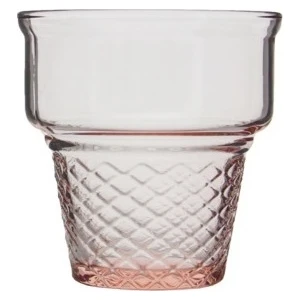 Mini Pembe Kornet Dondurma Bardak 3'lü 410006P