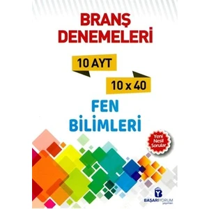 Başarıyorum Yayınları Ayt Fen Bi̇Li̇Mleri̇ Denemeleri̇