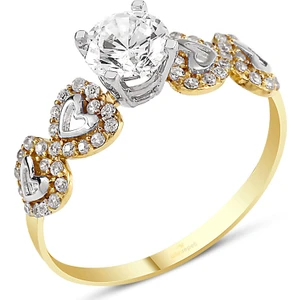 Altın Sepeti Sevgililer Günü Özel Altın Yüzük AS8Y49