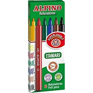 Standart 6 Renk Keçeli Kalem Ar-01