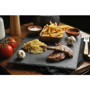 Taşev Neveda Lüx Taş Steak Servis Tabağı Büyük