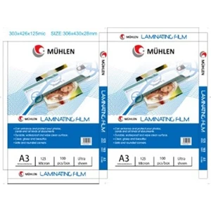 Laminasyon Filmi A3 125 Mc 100 Adet 1 Paket