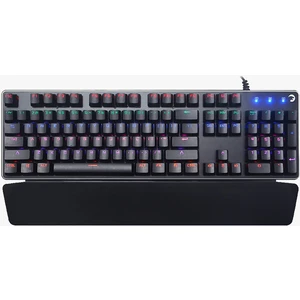 Calypso Siyah Optik Mekanik Su Geçirmez Oyuncu Klavye Mavi Switch