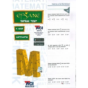 Açı Yayınları 11. Sınıf Matematik Yaprak Test