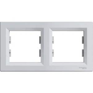 Schneider Electric Asfora Plus İkili Çerçeve Alüminyum