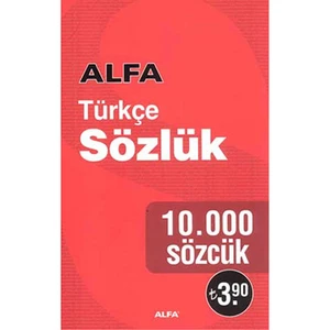 Alfa Yayınları Türkçe Sözlük 10.000 Sözcük