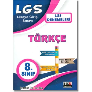 Tekiz 8. Sınıf LGS Türkçe Denemeleri