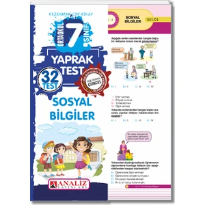 Analiz Yayınları 7.Sınıf Sosyal Bilgiler Yaprak Test