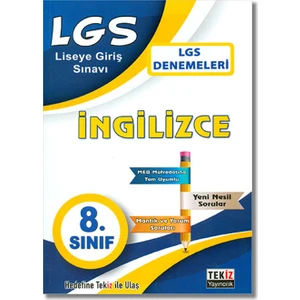 Tekiz 8. Sınıf LGS İngilizce Denemeleri