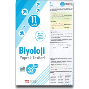 Nitelik Yayınları 11. Sınıf Biyoloji Yaprak Test