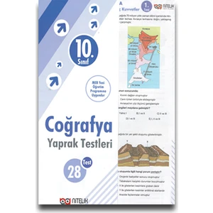 Nitelik Yayınları 10. Sınıf Coğrafya Yaprak Test