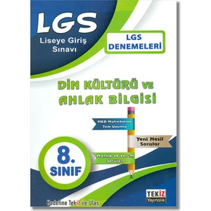 Tekiz 8. Sınıf LGS Din Kültürü ve Ahlak Bilgisi Denemeleri