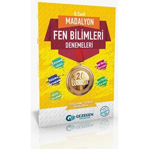 Gezegen Yayıncılık 8.Sınıf Madalyon Fen Bilimleri 20'li Deneme