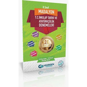 Gezegen Yayıncılık 8.Sınıf Madalyon T.C. İnkılap Tarihi ve Atatürkçülük 20 Deneme