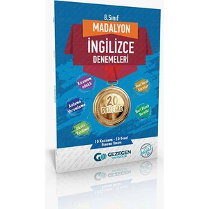Gezegen Yayıncılık 8.Sınıf Madalyon İngilizce 20 Deneme