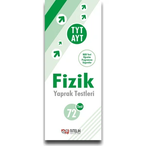 Nitelik Yayınları TYT - AYT Fizik Yaprak Test