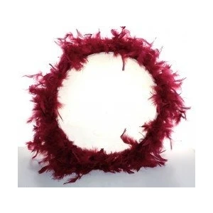 Gelince Alışveriş Tüylü Zilli Tef Bordo 32 cm