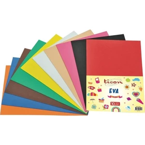Eva Yapışkanlı (2 Mm) 50X70 Cm 10 Adet 10 Renk