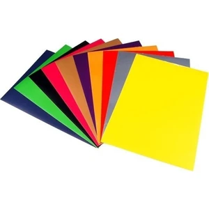 50X70 Cm Fon Kartonu 10 Renk 10 Adet Set