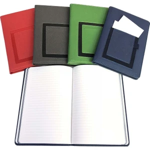 13X21 Cm Thermo Deri Kalemlikli Cepli Çizgili Defter 120 Yp