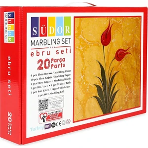 25X35 Cm Ebru Seti 20 Parça