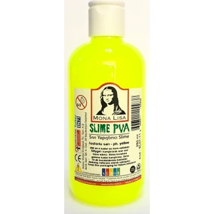 Mona Lisa Slime Slaym Sıvı Yapıştırıcı Fosforlu Sarı 250Ml