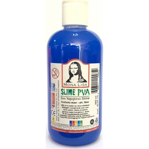 Mona Lisa Slime Slaym Sıvı Yapıştırıcı Fosforlu Mavi 250Ml