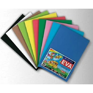 Karışık Renk Düz Eva 10 Adet 20X30 Cm