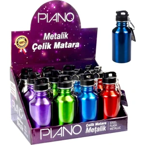 Çelik Matara Suluk Metalik Renkler 500 Ml.