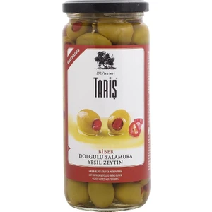 Biber Dolgulu Salamura Yeşil Zeytin 485 gr