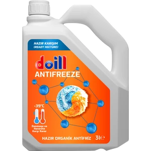 -39 Derece Hazır Karışım 3 Litre Kırmızı Organik Antifriz - G12 (Üretim Yılı: 2025)