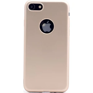 Case Street Apple iPhone 8 Kılıf Premier Silikon Kılıf Gold