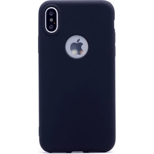 Case Street Apple iPhone X Kılıf Premier Silikon Kılıf Mat Kılıf Siyah