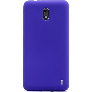 Case Street Nokia 2 Kılıf Premier Silikon Kılıf+Nano Glass Koruyucu Mor