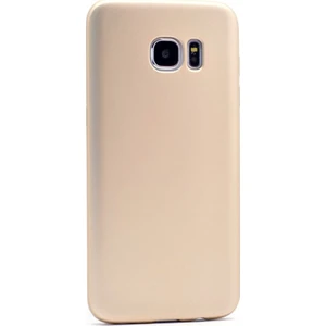 Case Street Samsung Galaxy S7 Edge Kılıf Premier Silikon Kılıf Gold