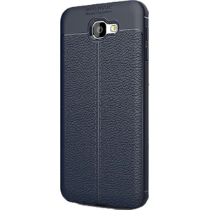 Case Street J5 Prime Kılıf Niss Silikon Arka Koruma + Nano Glass Lacivert
