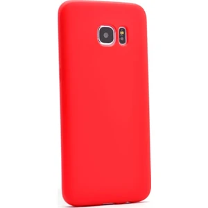Case Street Samsung Galaxy S7 Kılıf Premier Silikon Kılıf Kırmızı