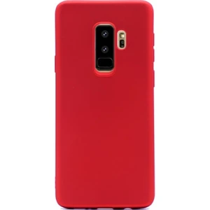 Case Street Samsung Galaxy S9 Kılıf Premier Silikon Kılıf Kırmızı